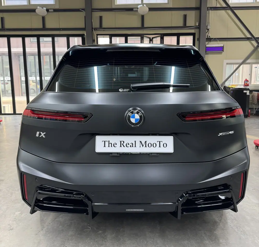 BMW iX 무광 PPF 시공 후