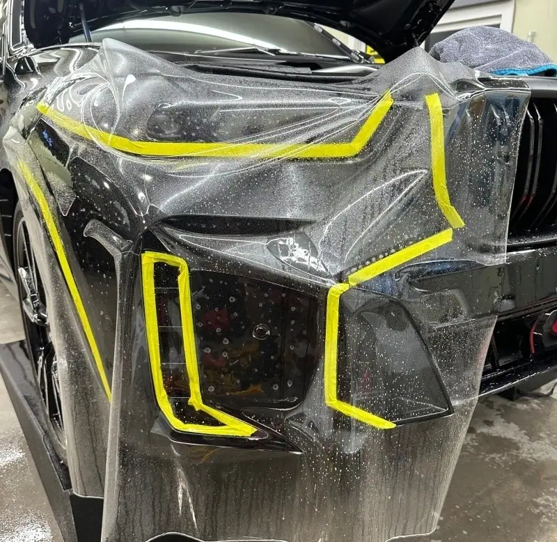 BMW X5 M60i 전체 PPF 시공 중