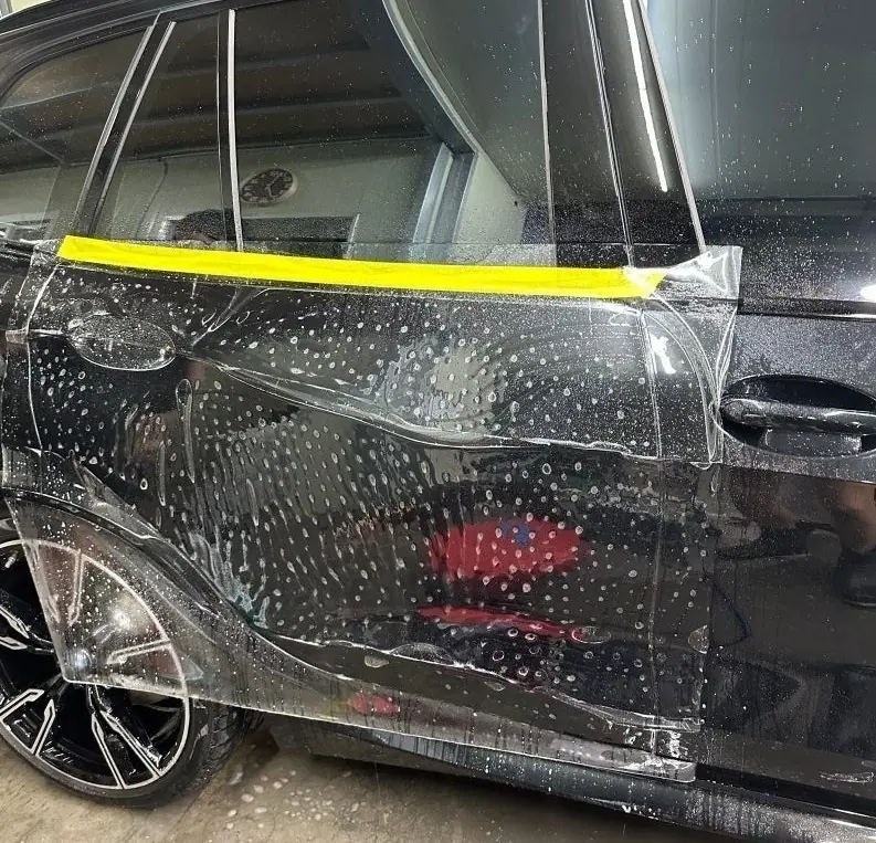 BMW X5 M60i 전체 PPF 시공 중
